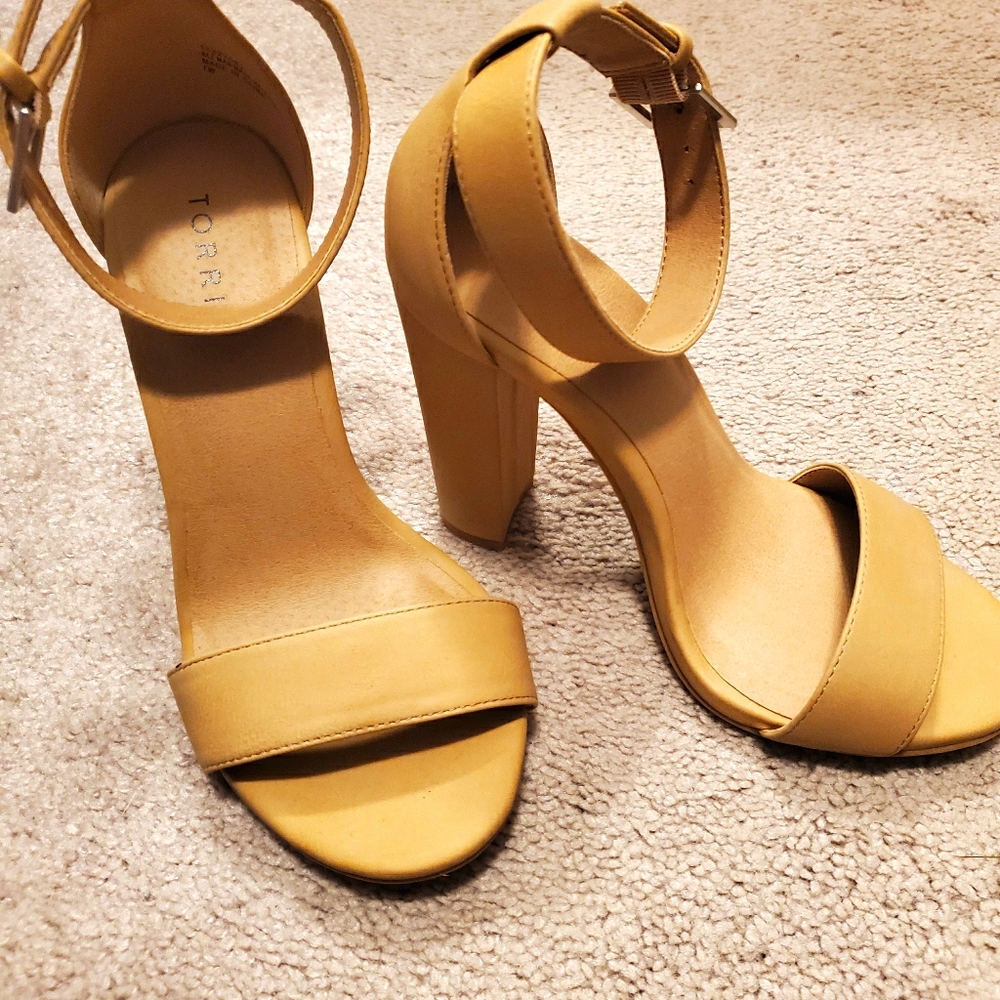 Nude high heels